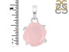 Rose Quartz Rough Pendant-SP RSQ-1-285