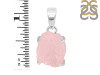 Rose Quartz Rough Pendant-SP RSQ-1-287