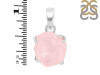 Rose Quartz Rough Pendant-SP RSQ-1-291