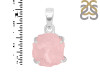 Rose Quartz Rough Pendant-SP RSQ-1-294