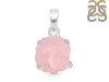 Rose Quartz Rough Pendant-SP RSQ-1-294
