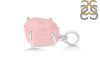 Rose Quartz Rough Pendant-SP RSQ-1-294