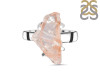 Rose Quartz Rough Ring-R-Size-7 RSQ-2-100