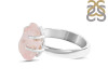 Rose Quartz Rough Ring-R-Size-7 RSQ-2-101