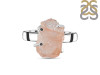 Rose Quartz Rough Ring-R-Size-8 RSQ-2-102