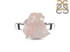 Rose Quartz Rough Ring-R-Size-8 RSQ-2-106
