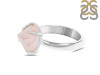 Rose Quartz Rough Ring-R-Size-8 RSQ-2-108