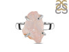 Rose Quartz Rough Ring-R-Size-8 RSQ-2-110