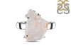 Rose Quartz Rough Ring-R-Size-8 RSQ-2-111