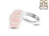 Rose Quartz Rough Ring-R-Size-7 RSQ-2-116
