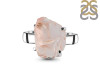 Rose Quartz Rough Ring-R-Size-7 RSQ-2-117