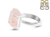 Rose Quartz Rough Ring-R-Size-8 RSQ-2-118