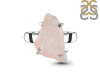 Rose Quartz Rough Ring-R-Size-8 RSQ-2-123