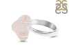 Rose Quartz Rough Ring-R-Size-7 RSQ-2-127