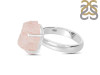 Rose Quartz Rough Ring-R-Size-8 RSQ-2-131