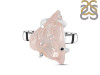 Rose Quartz Rough Ring-R-Size-6 RSQ-2-132