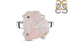 Rose Quartz Rough Ring-R-Size-7 RSQ-2-137