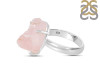 Rose Quartz Rough Ring-R-Size-7 RSQ-2-137