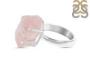 Rose Quartz Rough Ring-R-Size-7 RSQ-2-139