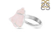 Rose Quartz Rough Ring-R-Size-8 RSQ-2-140