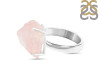 Rose Quartz Rough Ring-R-Size-10 RSQ-2-145