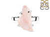 Rose Quartz Rough Ring-R-Size-7 RSQ-2-150