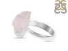 Rose Quartz Rough Ring-R-Size-7 RSQ-2-151
