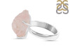 Rose Quartz Rough Ring-R-Size-10 RSQ-2-154