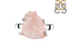 Rose Quartz Rough Ring-R-Size-7 RSQ-2-155