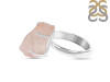 Rose Quartz Rough Ring-R-Size-8 RSQ-2-156
