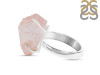 Rose Quartz Rough Ring-R-Size-7 RSQ-2-158