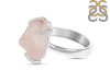 Rose Quartz Rough Ring-R-Size-9 RSQ-2-161