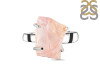 Rose Quartz Rough Ring-R-Size-7 RSQ-2-163