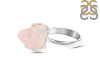 Rose Quartz Rough Ring-R-Size-7 RSQ-2-164
