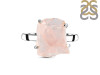 Rose Quartz Rough Ring-R-Size-10 RSQ-2-166