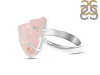 Rose Quartz Rough Ring-R-Size-8 RSQ-2-168