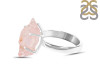 Rose Quartz Rough Ring-R-Size-9 RSQ-2-171