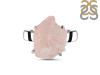Rose Quartz Rough Ring-R-Size-8 RSQ-2-173