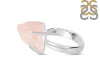 Rose Quartz Rough Ring-R-Size-7 RSQ-2-180