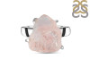 Rose Quartz Rough Ring-R-Size-9 RSQ-2-181