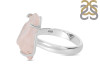 Rose Quartz Rough Ring-R-Size-8 RSQ-2-185