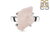 Rose Quartz Rough Ring-R-Size-8 RSQ-2-186
