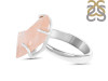 Rose Quartz Rough Ring-R-Size-7 RSQ-2-92