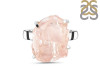 Rose Quartz Rough Ring-R-Size-7 RSQ-2-93