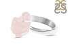 Rose Quartz Rough Ring-R-Size-8 RSQ-2-96