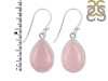 Rose Quartz Earring-E RSQ-3-111