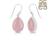 Rose Quartz Earring-E RSQ-3-125