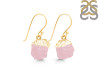 Rose Quartz Raw Crystal Earring RSQ-RCYE-1