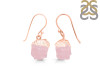 Rose Quartz Raw Crystal Earring RSQ-RCYE-1
