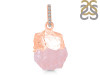 Rose Quartz Raw Crystal Pendant RSQ-RCYP-2